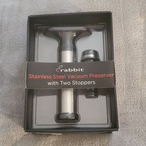 Rabbit stainless steel vacuum preserver